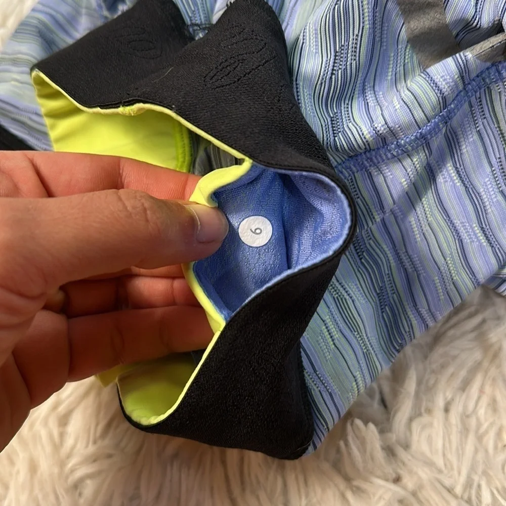 Lululemon What The Sport Short II Space Dye Twist Lullaby Ray